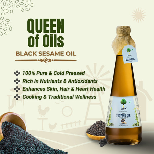 Black Til Oil | Ayurvedic Use, Cooking & Wellness | Pure & Unfiltered